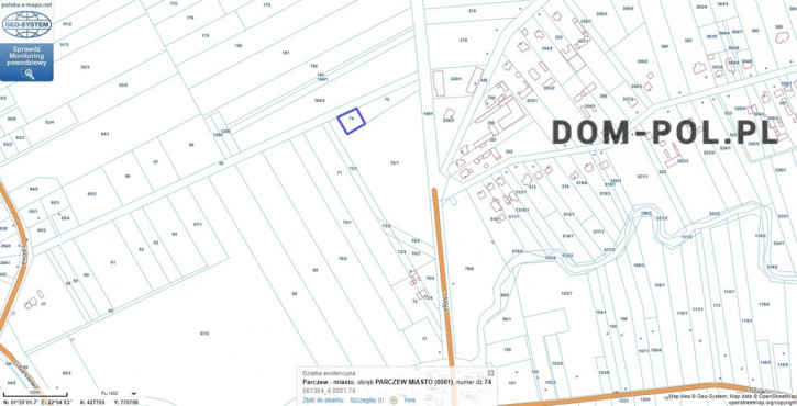 Działka Sprzedaż Parczew 10